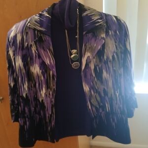 Chicos Ladies 2 Piece Blouse